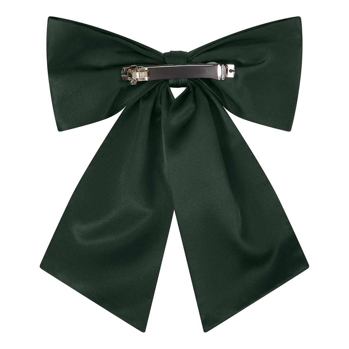 Hailey Hair Clip in Deep Forest Green