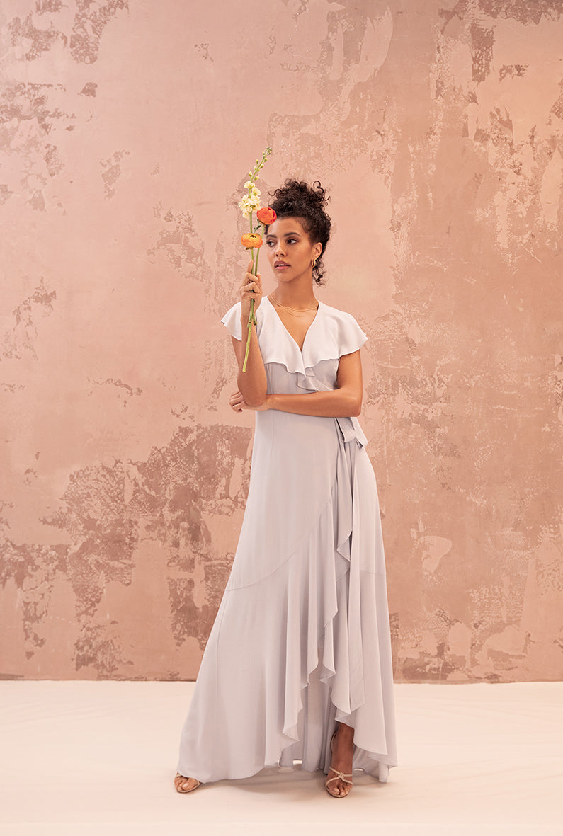 Willow Dress in Mist Blue