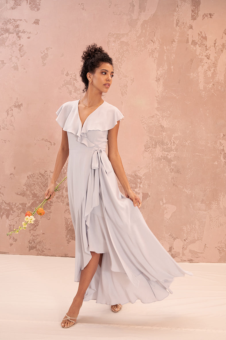 Willow Dress in Mist Blue