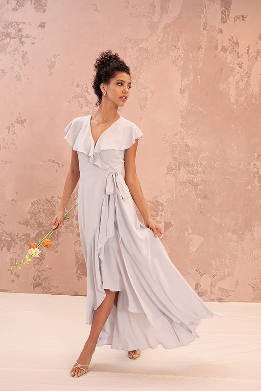 Willow Dress in Mist Blue