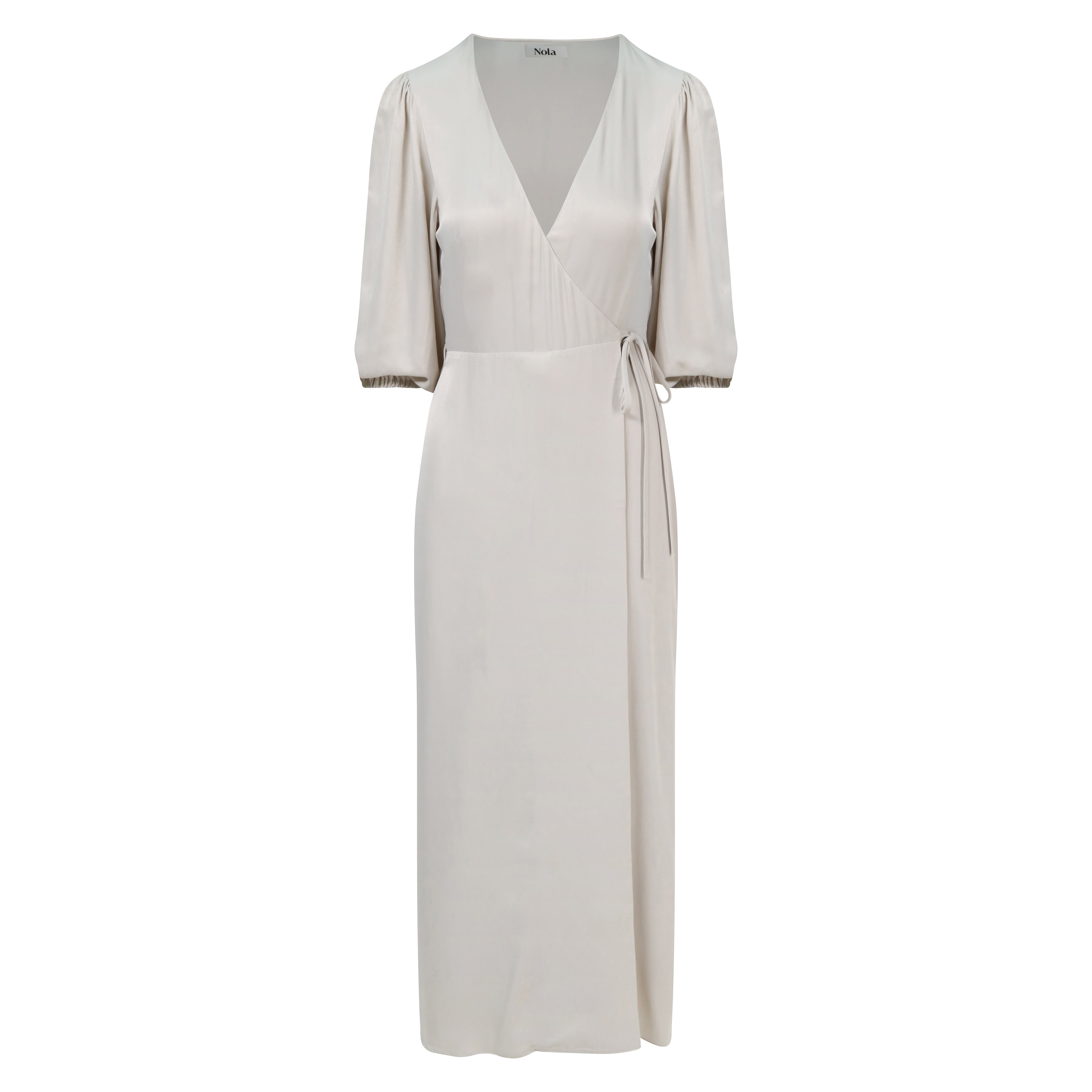 Rae Dress in Oyster Grey – Nola London