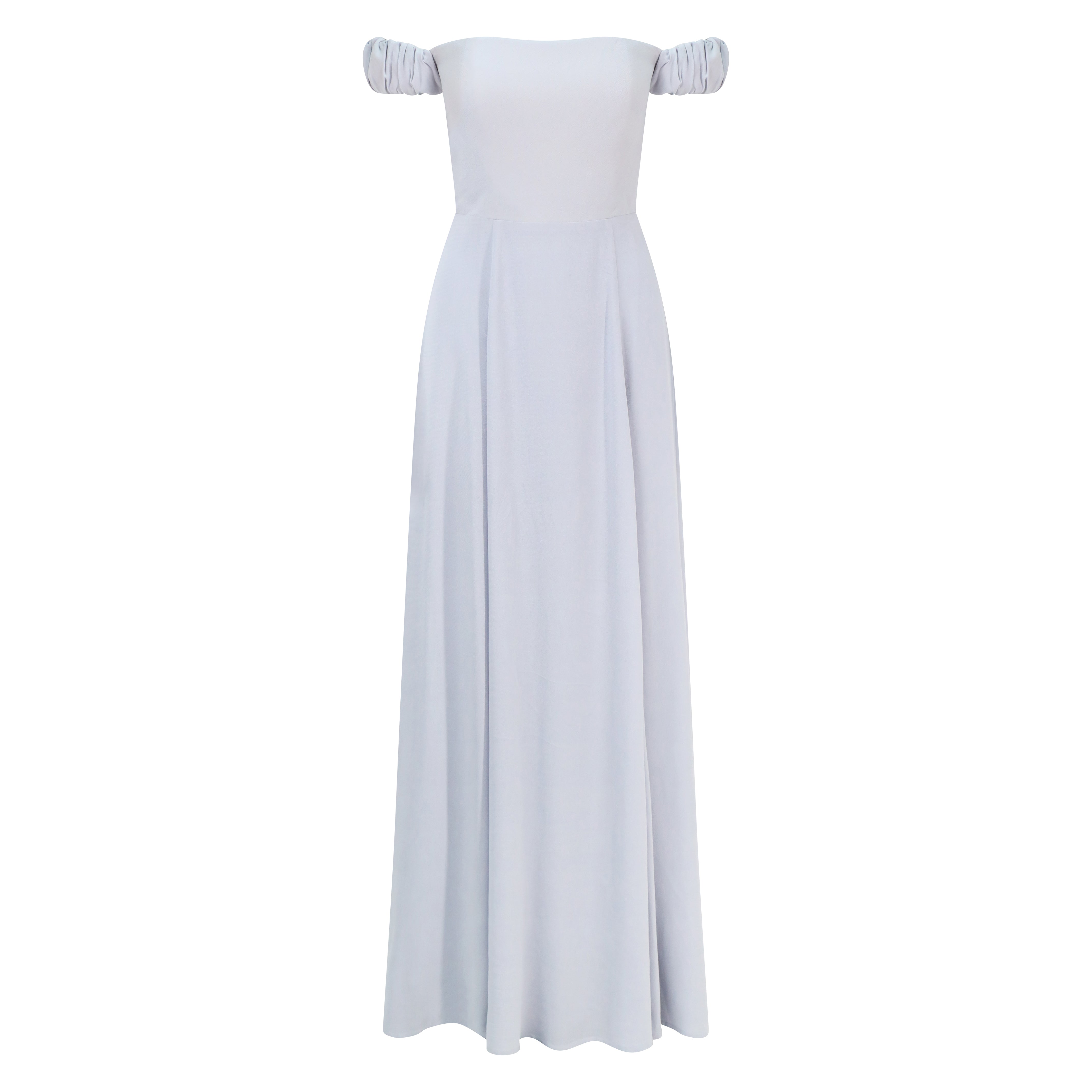 Emily Dress in Mist Blue – Nola London