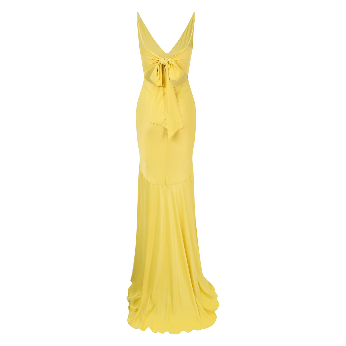 Gigi Dress in Lemon Yellow