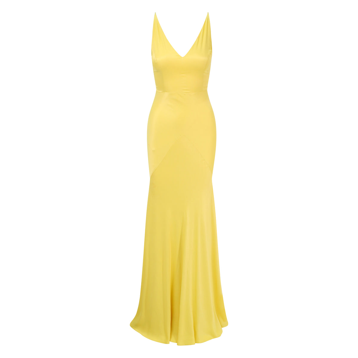 Gigi Dress in Lemon Yellow