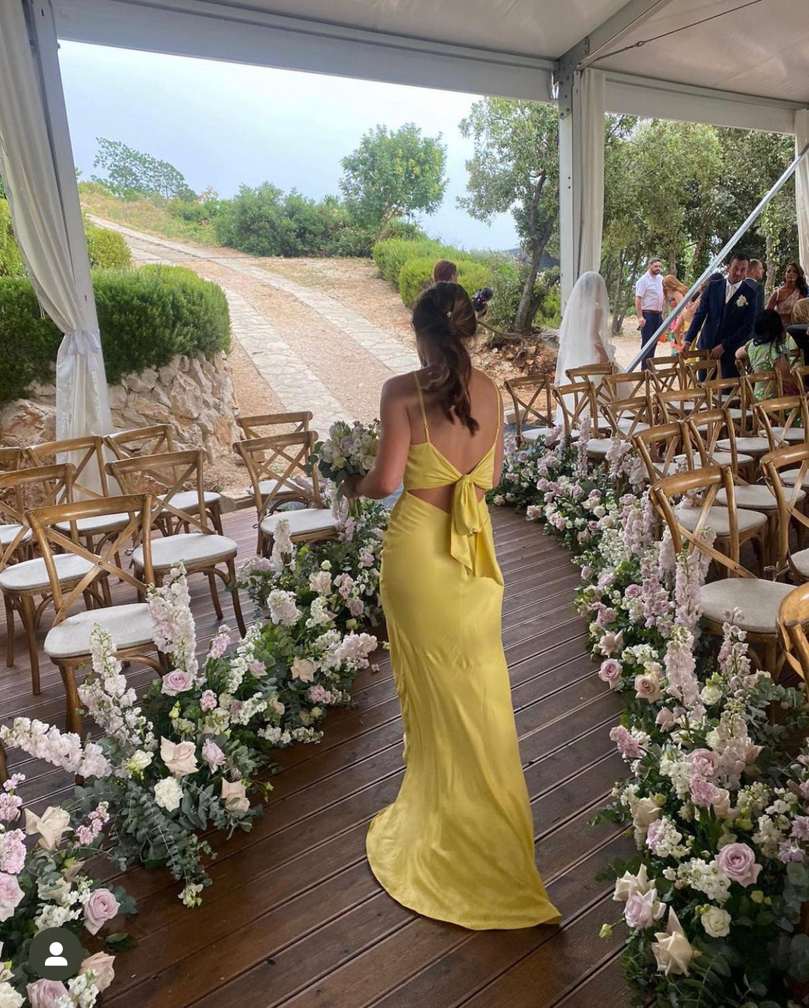 Gigi Dress in Lemon Yellow