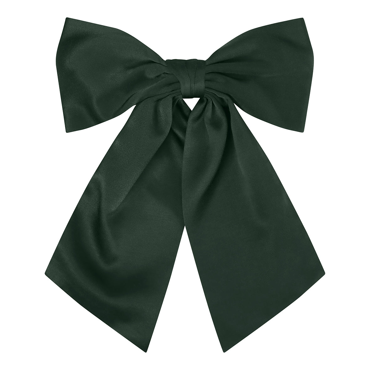Hailey Hair Clip in Deep Forest Green