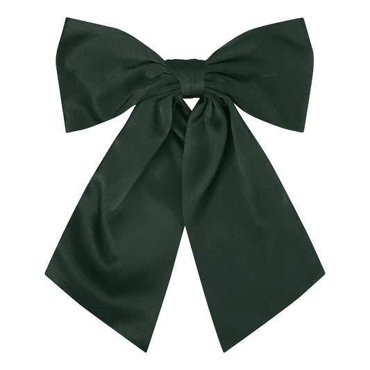 Hailey Hair Clip in Deep Forest Green