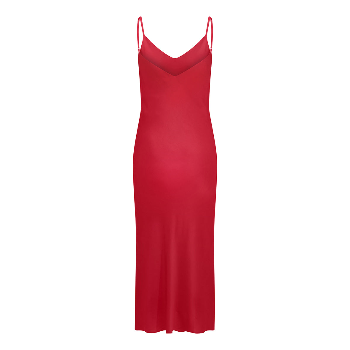 Lily Slip Dress in Tulip Red