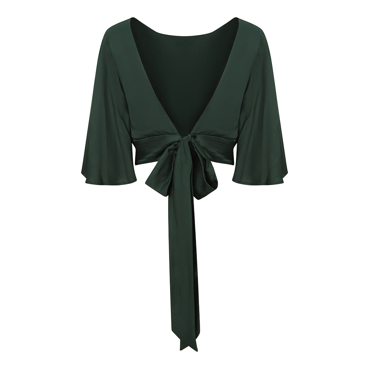 Romy Top In Deep Forest Green
