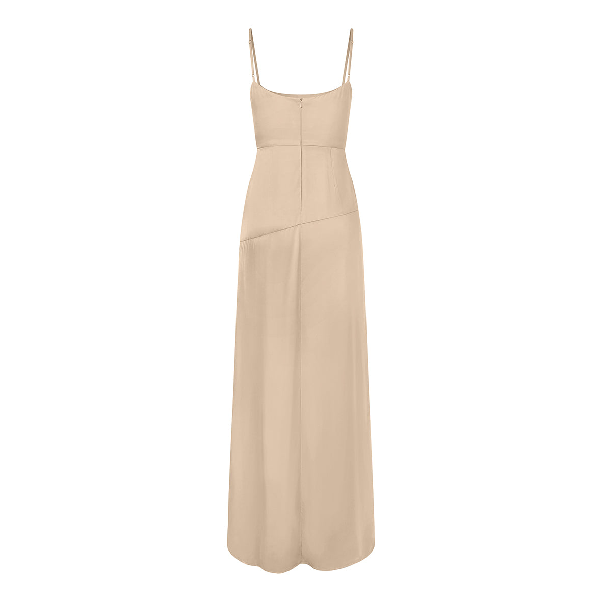 Grace Maxi Dress In Champagne Beige