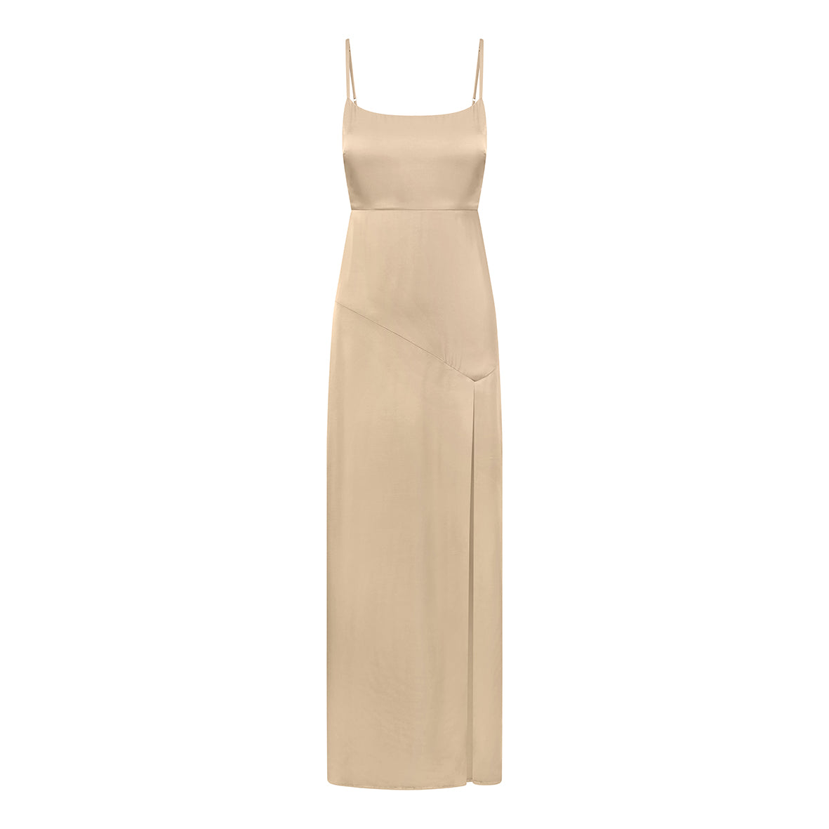 Grace Maxi Dress In Champagne Beige